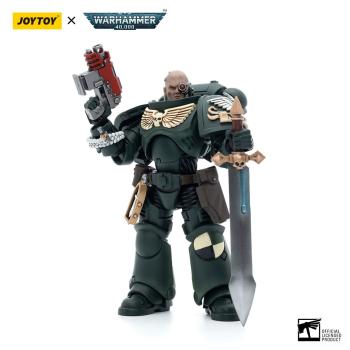 Warhammer 40k Actionfigur 1/18 Black Templars Sword Brethren Brother Lombast 12 cm